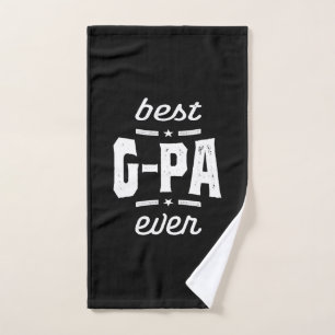 Mens Best G-Pa Ever Gift Grandpa Gift Hand Towel