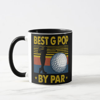 Mens Best G Pop By Par Funny Disc Golf Gift For Mug