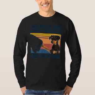 Mens Best German Pinscher Dad Ever  Dog  Father's  T-Shirt