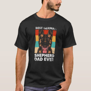 Mens Best German Shepherd Dad Ever Dog Owner Men T-Shirt