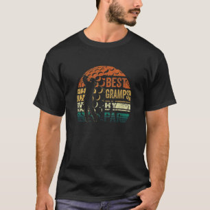 Mens Best Gramps By Par Retro Father's Day Golf T-Shirt