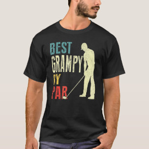 Mens Best Grampy By Par Golf Father's Day Daddy T-Shirt