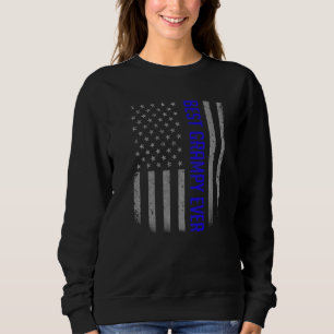 Mens Best Grampy Ever American Flag For Father's Sweatshirt