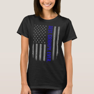 Mens Best Grampy Ever American Flag For Father's T-Shirt