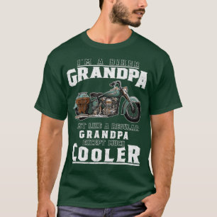 Mens Best Grandpa Biker  Motorcycle  For Grandfath T-Shirt