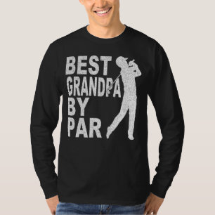 Mens Best Grandpa By Par Disc Golf For Men Fathe T-Shirt