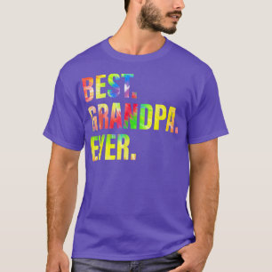 Mens Best Grandpa Ever Funny Fathers Day 2022 New T-Shirt