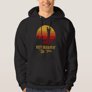 Mens Best Grandpap By Par Father's Day Golf Golfin Hoodie