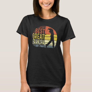 Mens Best Great Grandpa By Par Golf Golfer Fathers T-Shirt