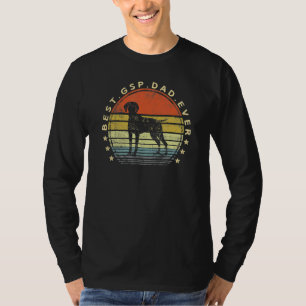 Mens Best Gsp Dad Ever Father's Day German Shortha T-Shirt