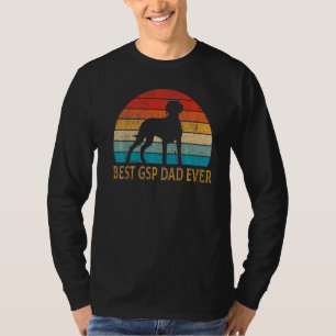 Mens Best Gsp Dad Ever German Shorthaired Pointer T-Shirt