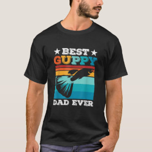Mens Best Guppy Dad Ever Aquarium Fish Keeper Gupp T-Shirt