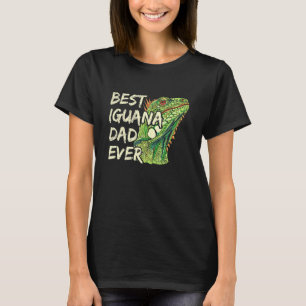 Mens Best Iguana Dad Ever For An Iguana Dad T-Shirt