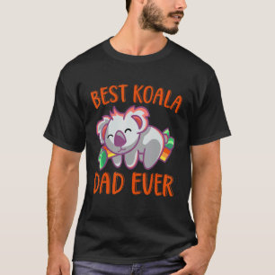 Mens Best Koala Ever Daddy Koala Bear Animal Dad T-Shirt