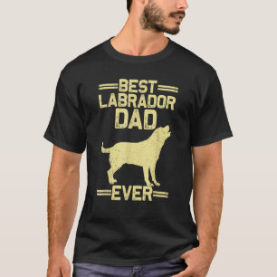 Mens Best Labrador Design For Dad Men Labrador Ret T-Shirt