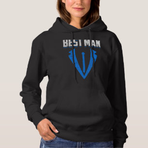 Mens Best Man Wedding Groom Marriage Bachelor Par Hoodie