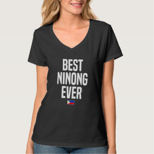 Mens Best Ninong Ever Godfather Philippines Pinoy T-Shirt