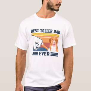 Mens Best Nova Scotia Duck Tolling Retriever Dad E T-Shirt