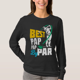 Mens Best Pap Pap By Par For The Golf Playing Dad T-Shirt