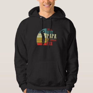 Mens Best Papa By Par Daddy Father Day Golf Hoodie