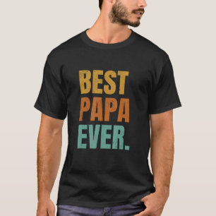 Mens Best Papa Ever Funny German Dad Germany Papa  T-Shirt