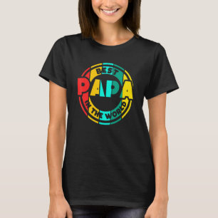 Mens Best Papa In The World Papa T-Shirt