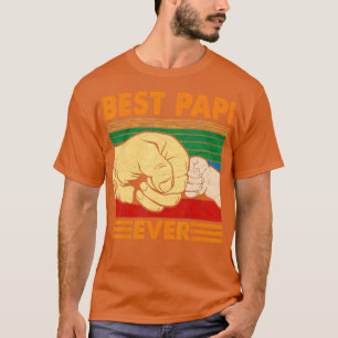 Mens Best Papi Ever Vintage Dad Father Gifts Ideas T-Shirt