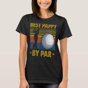 Mens Best Pappy By Par Disc Golf For Men Father' T-Shirt
