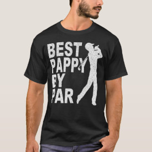 Mens Best Pappy By Par Disc Golf For Men Fathers T-Shirt