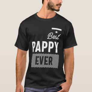 Mens Best Pappy Ever   Father Grandpa Gift T-Shirt