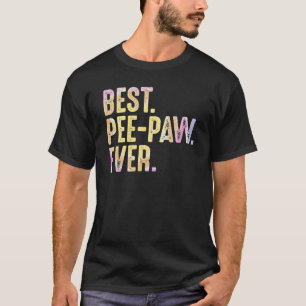 Mens Best Pee Paw Ever From Grandchildren Men Fath T-Shirt