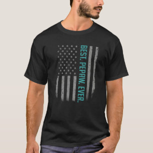 Mens Best Pepaw Ever Us American Flag For Father T-Shirt