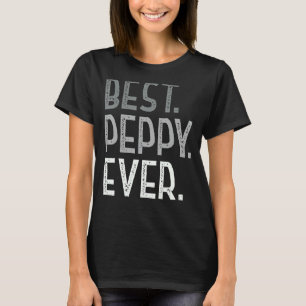 Mens Best Peppy Ever For Grandpa Men Funny Father' T-Shirt