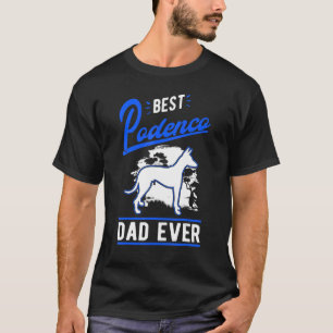 Mens Best Podenco Dad Ever Ibizan Hound Podenco Da T-Shirt