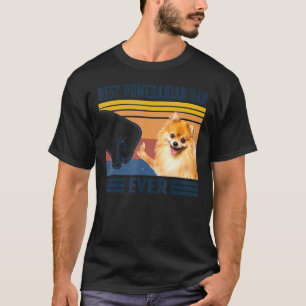 Mens Best Pomeranian Dad Ever Dog Father's Day T-Shirt