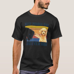 Mens Best Poodle Dad Ever  Dog  Father's Day T-Shirt