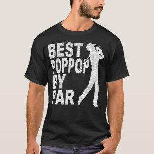 Mens Best Poppop By Par Disc Golf For Men Father T-Shirt