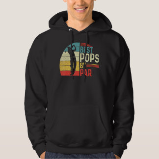Mens Best Pops By Par Daddy Father Day  Golf  Golf Hoodie