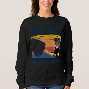 Mens Best Rottweiler Dad Ever  Dog  Father's Day Sweatshirt