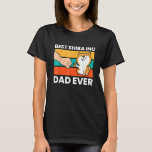 Mens Best Shiba Inu Dad Ever  Shiba Inu Owner T-Shirt