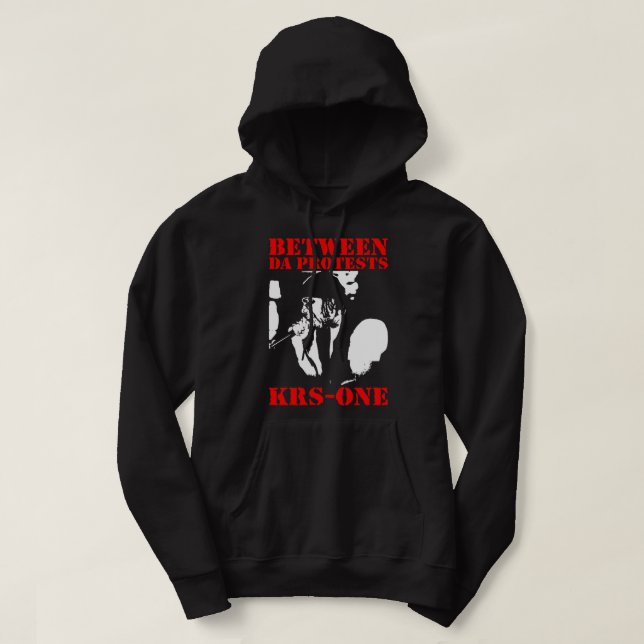 Mens Best Singer KRS ONE Hoodie (Design Front)
