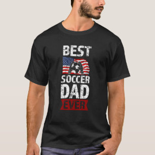 Mens best soccer dad ever sport 3 T-Shirt
