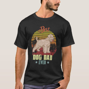 Mens Best Soft Coated Wheaten Terrier Dad Ever Dad T-Shirt
