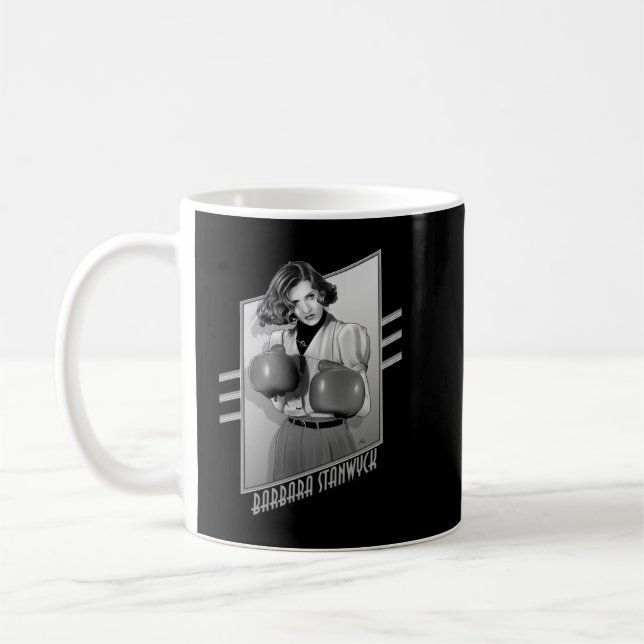 Mens Best Stanwyck Drama Barbara Actress Gift For  Coffee Mug (Left)