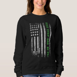 Mens Best Step Dad By Par Golf Golfer Sweatshirt