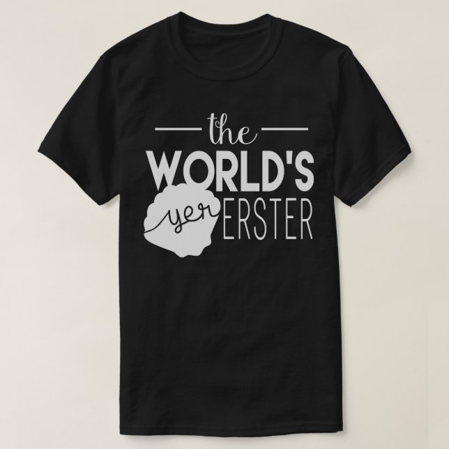Mens Best The World'S Yer Erster T-Shirt (Design Front)