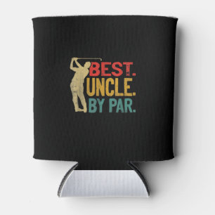 Mens Best Uncle By Par Retro Fathers Day Gifts Can Cooler