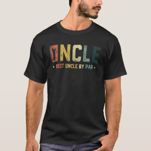 Mens Best Uncle By Par Uncle Golf Uncle Golf Fathe T-Shirt