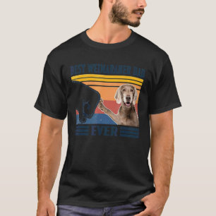 Mens Best Weimaraner Dad Ever  Dog  Father's Day T-Shirt