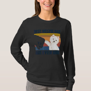 Mens Best Westie West Highland White Terrier Dad E T-Shirt